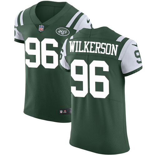 Nike Jets #96 Muhammad Wilkerson Green Team Color Men's Stitched NFL Vapor Untouchable Elite Jersey
